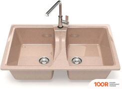 Кухонная мойка Glanz L26 (КАРАМЕЛЬ ГЛЯНЦЕВЫЙ) (360962)