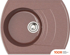 Кухонная мойка Glanz L25 (ТЕРРАКОТ ГЛЯНЦЕВЫЙ) (360957)