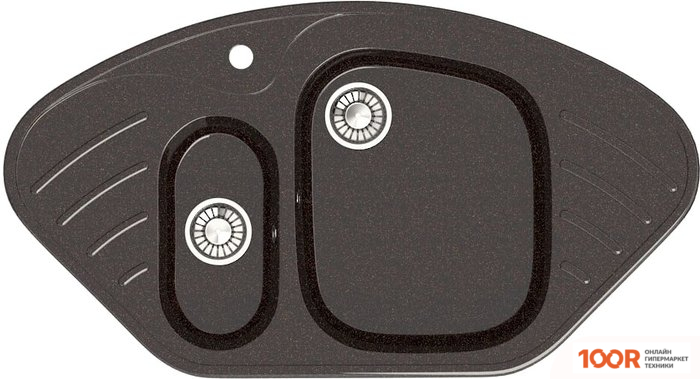 Кухонная мойка Glanz L23 (ЦАРСКИЙ ЯНТАРЬ ГЛЯНЦЕВЫЙ) (360938)