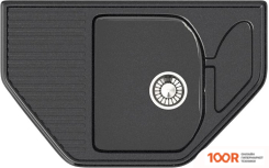 Кухонная мойка Glanz L22 (АТРАЦИТ ГЛЯНЦЕВЫЙ) (360919)