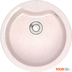 Кухонная мойка Glanz L2 (БЕЖЕВЫЙ ГЛЯНЦЕВЫЙ) (360890)