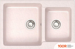 Кухонная мойка Glanz L191 (БЕЖЕВЫЙ ГЛЯНЦЕВЫЙ) (360880)
