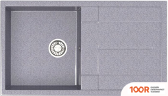 Кухонная мойка Glanz L17 (ТЕМНО-СЕРЫЙ ГЛЯНЦЕВЫЙ) (360856)