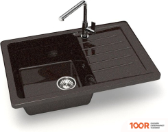 Кухонная мойка Glanz L16 (ЦАРСКИЙ ЯНТАРЬ ГЛЯНЦЕВЫЙ) (360838)