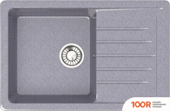 Кухонная мойка Glanz L16 (ТЕМНО-СЕРЫЙ ГЛЯНЦЕВЫЙ) (360836)