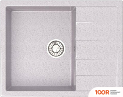 Кухонная мойка Glanz L151 (СВЕТЛО-СЕРЫЙ ГЛЯНЦЕВЫЙ) (360824)