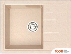 Кухонная мойка Glanz L150 (СЛОНОВАЯ КОСТЬ ГЛЯНЦЕВЫЙ) (360815)