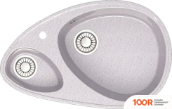 Кухонная мойка Glanz L13 (СВЕТЛО-СЕРЫЙ ГЛЯНЦЕВЫЙ) (360794)