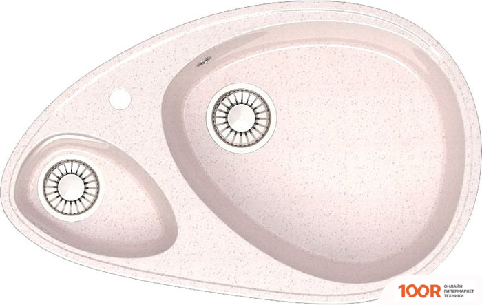 Кухонная мойка Glanz L13 (БЕЖЕВЫЙ ГЛЯНЦЕВЫЙ) (360790)