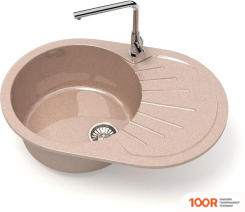 Кухонная мойка Glanz L111 (КАРАМЕЛЬ ГЛЯНЦЕВЫЙ) (360782)