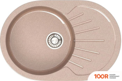 Кухонная мойка Glanz L111 (КАРАМЕЛЬ ГЛЯНЦЕВЫЙ) (360782)