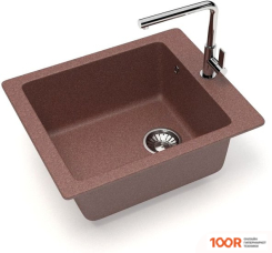 Кухонная мойка Glanz J8 (ТЕРРАКОТ МАТОВЫЙ) (360727)