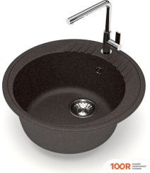 Кухонная мойка Glanz J6 (ЦАРСКИЙ ЯНТАРЬ МАТОВЫЙ) (360718)