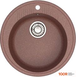 Кухонная мойка Glanz J6 (ТЕРРАКОТ МАТОВЫЙ) (360717)