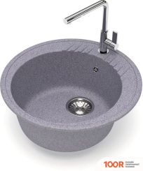 Кухонная мойка Glanz J6 (ТЕМНО-СЕРЫЙ МАТОВЫЙ) (360716)