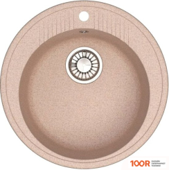 Кухонная мойка Glanz J6 (КАРАМЕЛЬ МАТОВЫЙ) (360712)