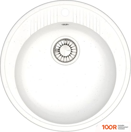 Кухонная мойка Glanz J6 (БЕЛЫЙ МАТОВЫЙ) (360711)