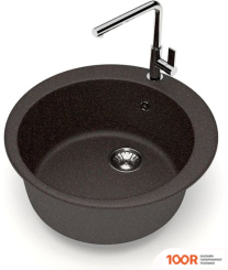 Кухонная мойка Glanz J510 (ЦАРСКИЙ ЯНТАРЬ МАТОВЫЙ) (360708)