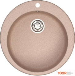 Кухонная мойка Glanz J510 (КАРАМЕЛЬ МАТОВЫЙ) (360702)