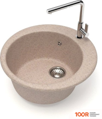 Кухонная мойка Glanz J50 (ПЕСОК МАТОВЫЙ) (360693)