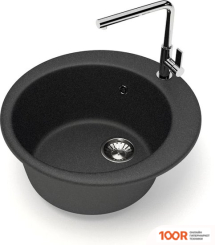 Кухонная мойка Glanz J50 (АТРАЦИТ МАТОВЫЙ) (360689)