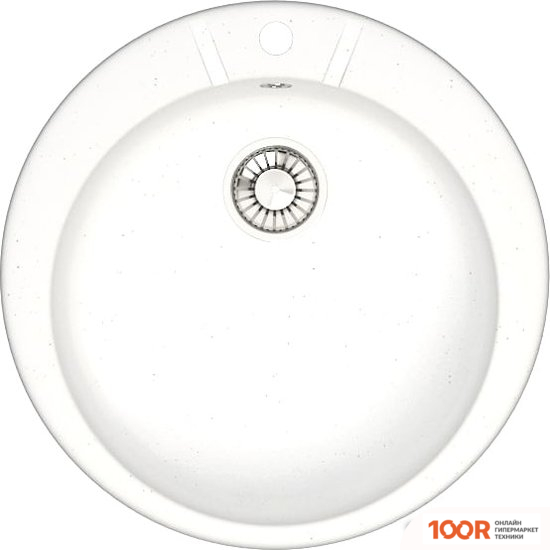 Кухонная мойка Glanz J5 (БЕЛЫЙ МАТОВЫЙ) (360681)