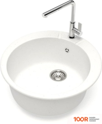 Кухонная мойка Glanz J5 (БЕЛЫЙ МАТОВЫЙ) (360681)