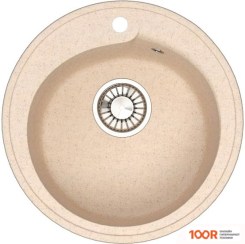 Кухонная мойка Glanz J4 (СЛОНОВАЯ КОСТЬ МАТОВЫЙ) (360675)