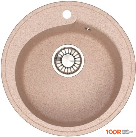 Кухонная мойка Glanz J4 (КАРАМЕЛЬ МАТОВЫЙ) (360672)