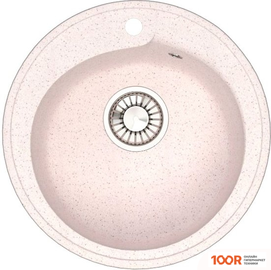 Кухонная мойка Glanz J4 (БЕЖЕВЫЙ МАТОВЫЙ) (360670)