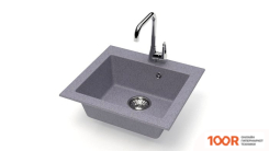 Кухонная мойка Glanz J35 (ТЕМНО-СЕРЫЙ МАТОВЫЙ) (360666)