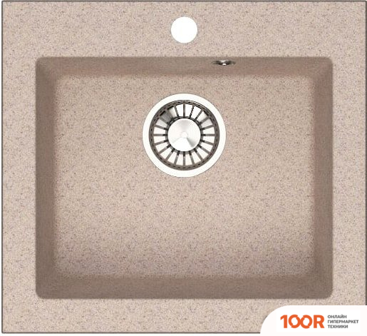 Кухонная мойка Glanz J35 (ПЕСОК МАТОВЫЙ) (360663)