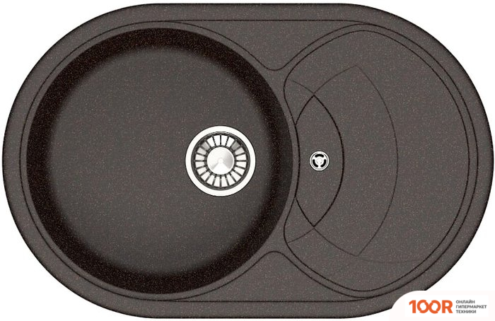 Кухонная мойка Glanz J33 (ЦАРСКИЙ ЯНТАРЬ МАТОВЫЙ) (360658)