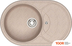 Кухонная мойка Glanz J33 (ПЕСОК МАТОВЫЙ) (360653)