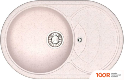 Кухонная мойка Glanz J33 (БЕЖЕВЫЙ МАТОВЫЙ) (360650)