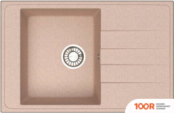 Кухонная мойка Glanz J32 (КАРАМЕЛЬ МАТОВЫЙ) (360642)
