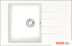 Кухонная мойка Glanz J32 (БЕЛЫЙ МАТОВЫЙ) (360641)