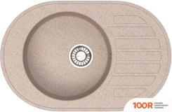 Кухонная мойка Glanz J31 (ПЕСОК МАТОВЫЙ) (360633)