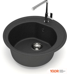 Кухонная мойка Glanz J3 (АТРАЦИТ МАТОВЫЙ) (360609)