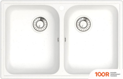 Кухонная мойка Glanz J260 (БЕЛЫЙ МАТОВЫЙ) (360571)