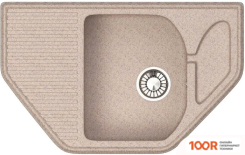 Кухонная мойка Glanz J22 (ПЕСОК МАТОВЫЙ) (360523)