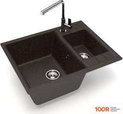 Кухонная мойка Glanz J190 (ЦАРСКИЙ ЯНТАРЬ МАТОВЫЙ) (360478)