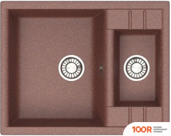 Кухонная мойка Glanz J190 (ТЕРРАКОТ МАТОВЫЙ) (360477)