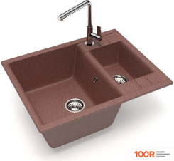 Кухонная мойка Glanz J190 (ТЕРРАКОТ МАТОВЫЙ) (360477)