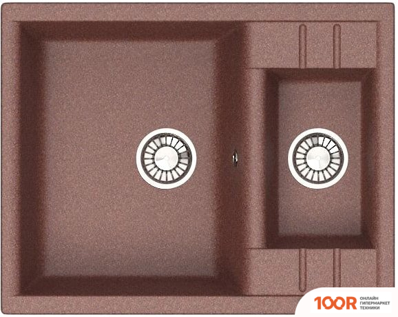 Кухонная мойка Glanz J190 (ТЕРРАКОТ МАТОВЫЙ) (360477)