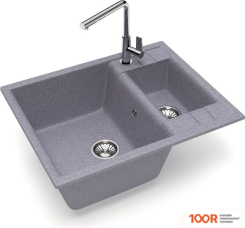 Кухонная мойка Glanz J190 (ТЕМНО-СЕРЫЙ МАТОВЫЙ) (360476)