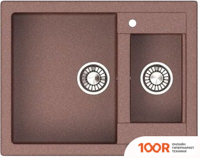 Кухонная мойка Glanz J19 (ТЕРРАКОТ МАТОВЫЙ) (360467)