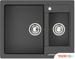 Кухонная мойка Glanz J19 (АТРАЦИТ МАТОВЫЙ) (360459)