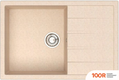 Кухонная мойка Glanz J161 (СЛОНОВАЯ КОСТЬ МАТОВЫЙ) (360445)