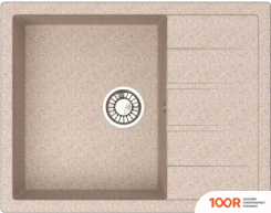 Кухонная мойка Glanz J151 (ПЕСОК МАТОВЫЙ) (360423)